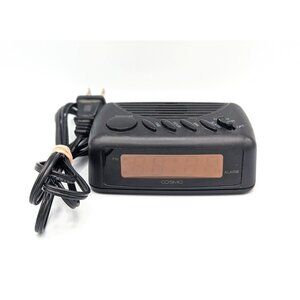 Cosmo Alarm Clock E525 Tested Works Battery Backup Bedside
